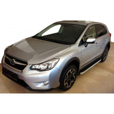 Боковые пороги Fullmond (2 шт, алюм) для Subaru Forester 2013-2018 гг