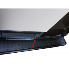 Накладка на задний бампер нержавеющая сталь (Omsa) для Mercedes Sprinter W906 2006-2018 гг