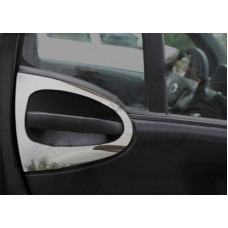 Окантовки ручек (2 шт, нержавейка) для Smart 2007-2014 гг