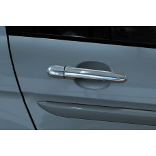 Хромированные Накладки на Ручки (4 шт) OmsaLine - Итальянская Нержавейка для Hyundai Accent 2006-2010 гг