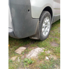 Задние модельные брызговики (комплект) для Opel Vivaro 2001-2015 гг