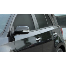 Хромированные Накладки на Ручки (4 шт., Нержавейка) для Toyota Urban Cruiser 2009-2014 гг