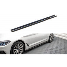 Боковые Пороги DPT V-2 (Черный Глянец) для BMW 5 серия G30/31 2017-2023 гг