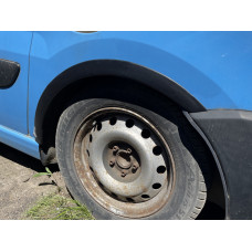 Расширители арок (4 шт, черные) для Peugeot Expert 2007-2016 гг