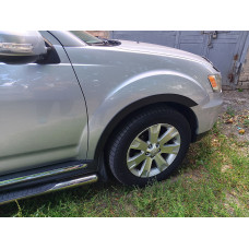 Расширители арок (4 шт, черные) для Mitsubishi Outlander 2006-2012 гг