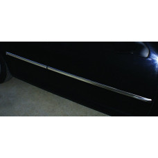 Молдинг дверний (4 шт, нерж) Carmos - Турецька сталь для Volkswagen Golf 4 1997-2006 рр