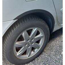 Расширители арок (4 шт, черные) для Renault Espace 2002-2014 гг