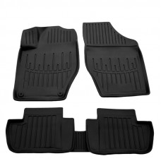 Коврики резиновые Stingray 3D (5 шт, полиуретан) для Peugeot 308 2007-2013 гг