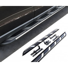 Бокові пороги OEM V2 (2 шт., Алюміній) для Ауди Q5 2017-2025 рр
