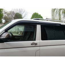 Ветровики на окна (4 шт., Sunplex Sport) для Volkswagen T6 2015-2024 гг