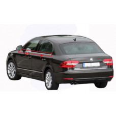 Окантовка окон нержавейка (4 шт) для Skoda Superb 2009-2015 гг
