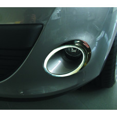 Окантовки противотуманок 2008-2011 (2 шт, нержавейка) для Renault Megane III