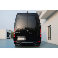 Задній бампер AMG (для cередньої бази, ABS) для Mercedes Sprinter W907/W910 2018- рр