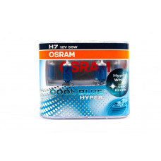Лампа фары Osram H7 55W Cool Blue Hyper 62210CBH