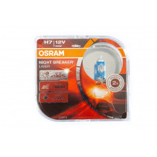 Лампа фары Osram H7 55W Night Breaker Laser 130% 64210NBL