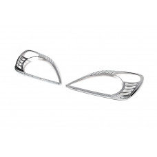 Хром Накладки на Фары (2 шт., Пластик) для Honda CRV 1996-2001 гг