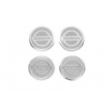 Наклейки на колпачки дисков V2 60мм (4шт) для Nissan