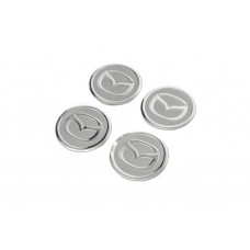 Наклейки на колпачки дисков V2 60мм (4шт) для Mazda