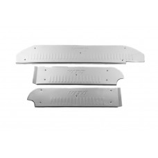 Накладки на внутренние пороги V5 (Carmos) 3 шт, Carmos - Турецкая сталь для Mercedes Vito W639 2004-2014 гг