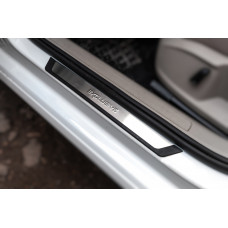 Накладки на пороги Flexill Exclusive (4 шт, нержавейка) для Volkswagen Golf 7/E-Golf 2012-2020 гг