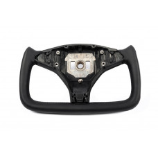 Кермо штурвал (Шкірвініл, карбон, без підігріву) для Tesla Model X 2015- рр