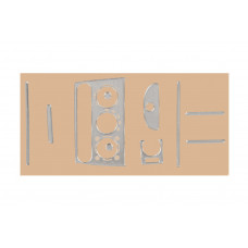 Накладки на панель приборов (алюминий) для Opel Tigra 1994-2001 гг