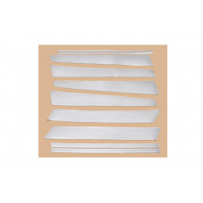 Накладки на панель приборов V-2 Алюминий для BMW X5 E-53 1999-2006 гг