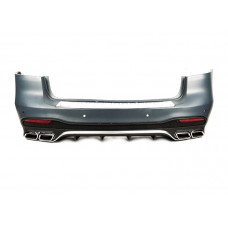 Задний бампер с диффузором GLE63 AMG (для GLE) для Mercedes GLE/ML сlass W166