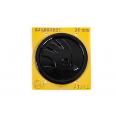 Емблема чорна 5JA853621 (89 мм) для Skoda