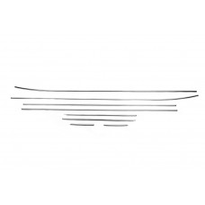 Молдинги боковых стекол (SW, нержавейка) для Hyundai I-30 2012-2017 гг