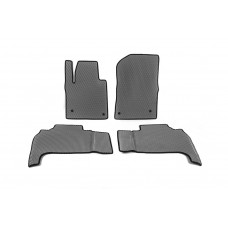 Полиуретановые Коврики (2007-2012, EVA, Серые) для Toyota Land Cruiser 200
