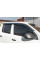 Ветровики с хромированным молдингом (4 шт, Niken) для Volkswagen Amarok 2010-2022 гг