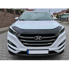 Дефлектор капота (EuroCap) для Hyundai Tucson TL 2016-2021 гг