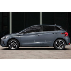 Дверные молдинги OmsaLine (4 шт, нержавейка) для Hyundai I-20 2020- гг