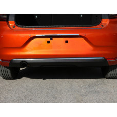 Накладка на задний бампер из нержавеющей стали для Renault Clio V 2019- гг