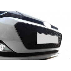 Окантовка решетки радиатора 2014-2018 (2 шт, нержавейка) для Hyundai I-20