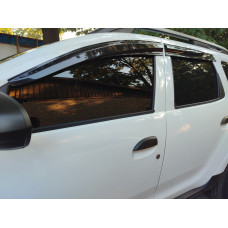 Ветровики на окна (4 шт., Sunplex Sport) для Dacia Duster 2018-2024 гг