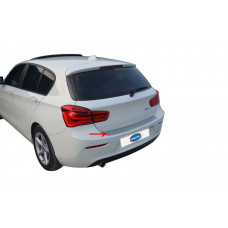 Накладка на задний бампер OmsaLine (для F20, нержавейка) для BMW 1 серия F20/21 2011-2019 гг
