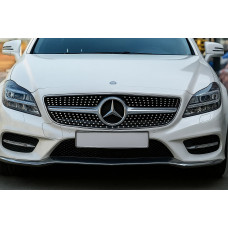 Передня решітка 2011-2014 (Diamond Silver) для Mercedes CLS C218 рр