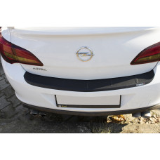 Накладка на Задний Бампер EuroCap (Sedan, ABS) для Opel Astra J 2009-2015 гг