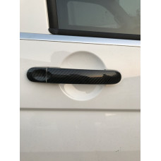 Накладки на ручки (натуральный карбон) 4 Дверные Ручки для Volkswagen T5 Multivan 2003-2010 гг