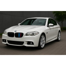 Вставки в решетку радиатора 2010-2013 (3 шт) для BMW 5 серия F-10/11/07