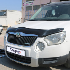Дефлектор капота 2009-2013 (EuroCap) для Skoda Yeti