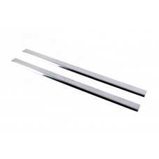 Накладки на пороги Carmos (Coupe, 2 шт, нержавейка) для Opel Astra G classic 1998-2012 гг