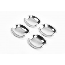 Чашечки под ручки дверей (4 шт., нержавейка) для Volkswagen Passat B5 1997-2005 гг