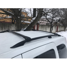 Перемички на рейлінги під ключ (2 шт) до 110 см, Сірий для Mercedes Citan 2013-2021 рр