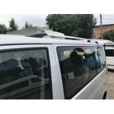 Хромированные Рейлинги Длинная база, пластиковые ножки для Volkswagen T5 Multivan 2003-2010 гг