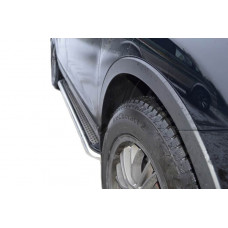 Бокові пороги Maydos V2 (2 шт., нерж) для Mazda CX-7 2006-2012 рр