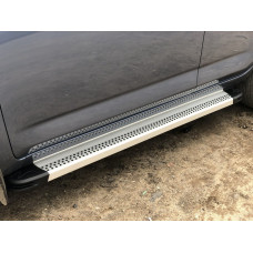 Боковые Подножки Maya V2 (2 шт., Алюминий) для Toyota Land Cruiser 80 1990-1997 гг