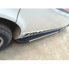 Бокові пороги Duru (2 шт., алюміній) Коротка база для Volkswagen T6 2015-2024 рр